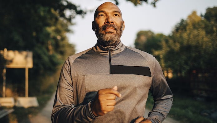 man running
